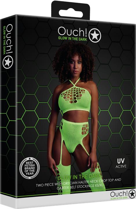 Produktbild Ouch! Two Piece with Crop Top and Stockings (One Size)
