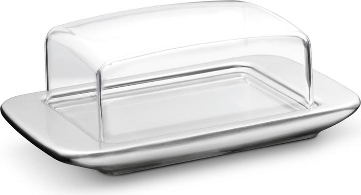 Productafbeelding WMF Botervloot botervloot 12x17cm plastic deksel zolder brunch roestvrij staal mat (1.05 l)