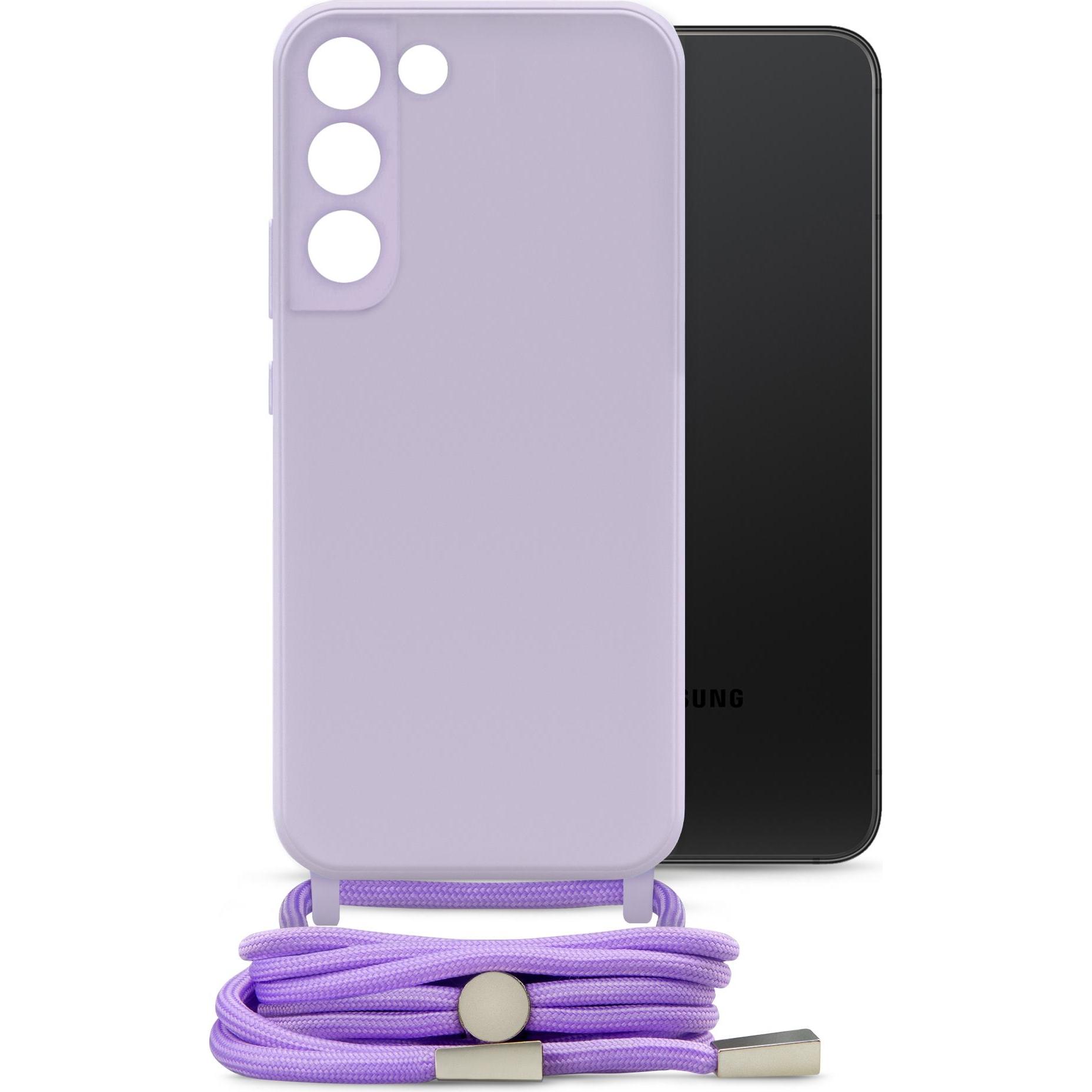 Mobilize Lanyard Gelly Case (Samsung Galaxy S22 5G), Smartphone Hülle, Violett