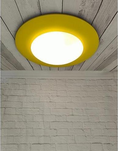Actual product image Niermann Stand By Niermann Saturn ceiling light E27 yellow Made in Germany