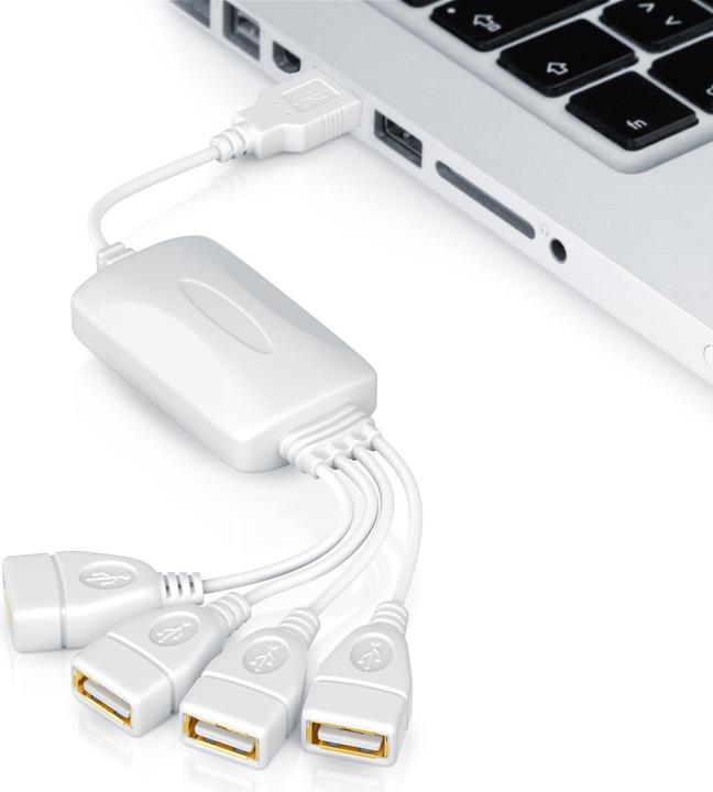 Produktbild CSL 4 Port USB 2.0 Verteiler Kabel (4 Ports)