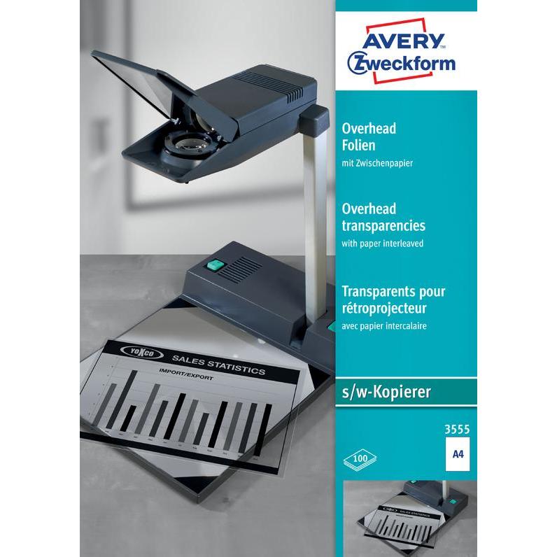 Avery, Zubehör Präsentieren, Overhead-Folien