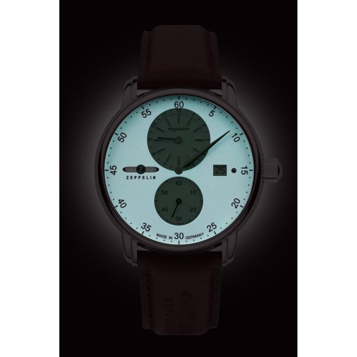 Produktbild Zeppelin 8622-5 New Captains Line Automatik 43mm 5ATM (Digitaluhr, 43 mm)