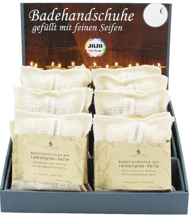 Actual product image Bathing gloves range.J794