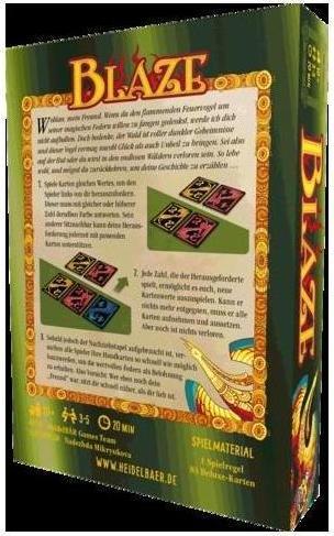 Actual product image Blaze card game (German, 3 - 5 Players)