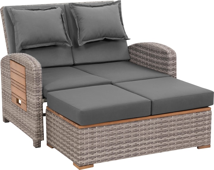 Gartensofa Bahia Tobago mit Teakholzteilen