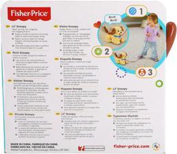 Nutritional values and ingredients Fisher-Price Little Snoopy