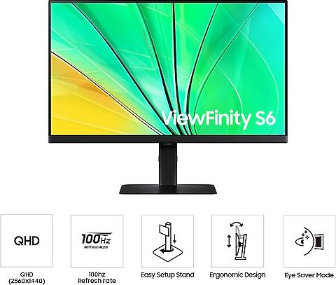 Actual product image Samsung ViewFinity S6 - S60D (2560 x 1440 pixels, 32")