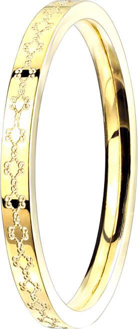 Immagine prodotto Star Piercing Anello fiori in filigrana placcato oro (senza ottone, Acciaio chirurgico 316L)