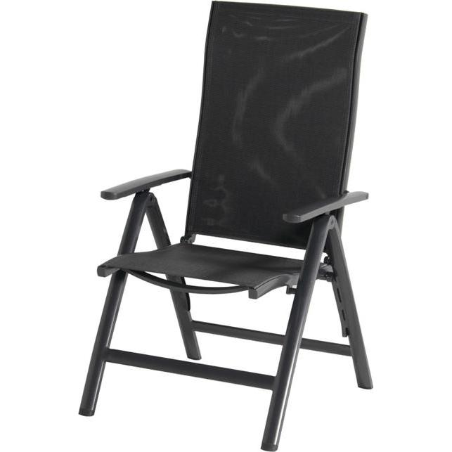 Hartman, Gartenstühle, Sitges Klappstuhl Aluminium/Double Sling