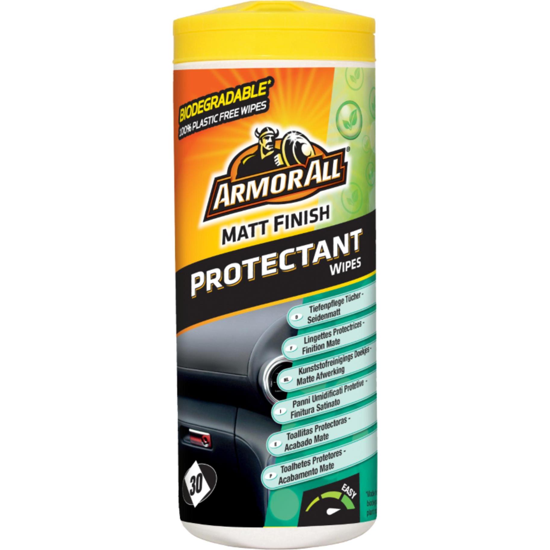 Armor All, Accessori per pulizia auto, Salviette di plastica per la cura