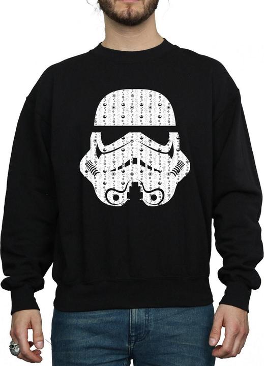 Produktbild Star Wars Christmas Stormtrooper Helmet Sweatshirt (XXL)