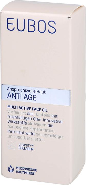 Actual product image Eubos ANTI AGE Multi Active Face Oil, 30 ml OEL (Body oil, 30 ml)