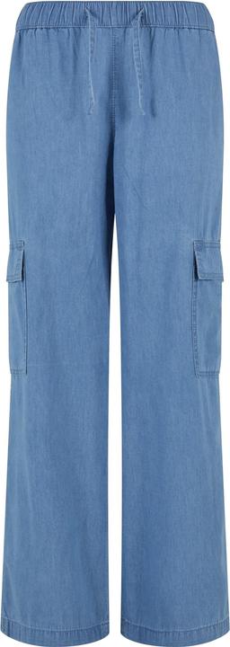 Urban Classics Ladies Light Denim Cargo Pants - 138401 (L)