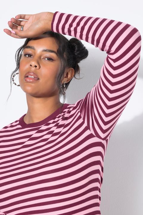 Produktbild Studio Untold T-Shirt, Slim Shape, Ringeljersey, Langarm (58)