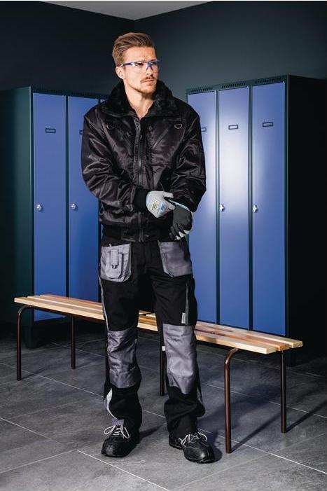 Immagine prodotto Tecwerk Schutzbrille Daylight Flex EN 166, EN 170 Bügel grau/dunkelblau, Scheibe klar Polycarbonat