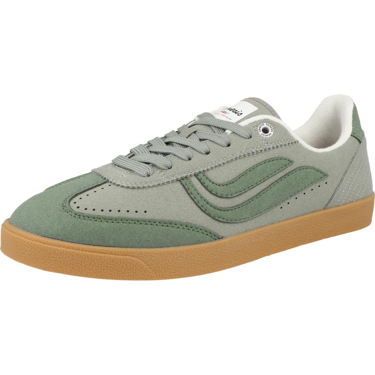 Genesis Footwear, Unisex, Sneaker, G-Volley One Color World, Grün, (40)
