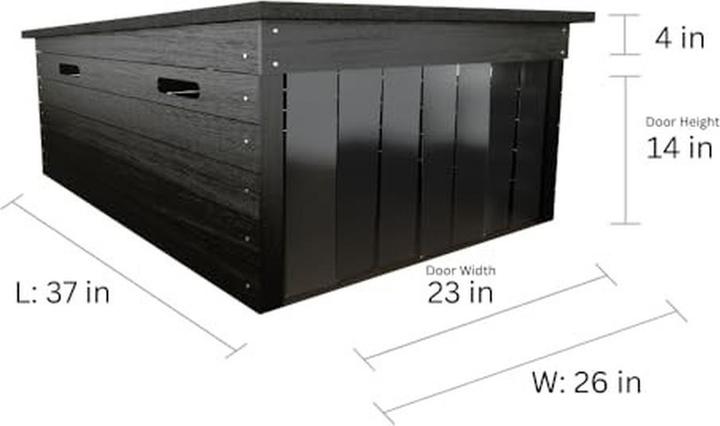 Image du produit Auto Mow Auto-Mow Robotmaaier Garage The Cube Medium Antraciet (Garage pour tondeuse robot)