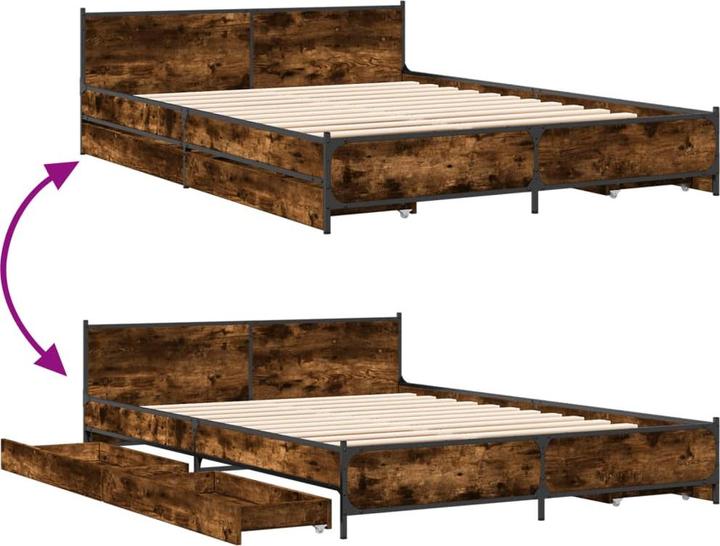 Immagine prodotto vidaXL Struttura letto con cassetti (120 x 200 cm)