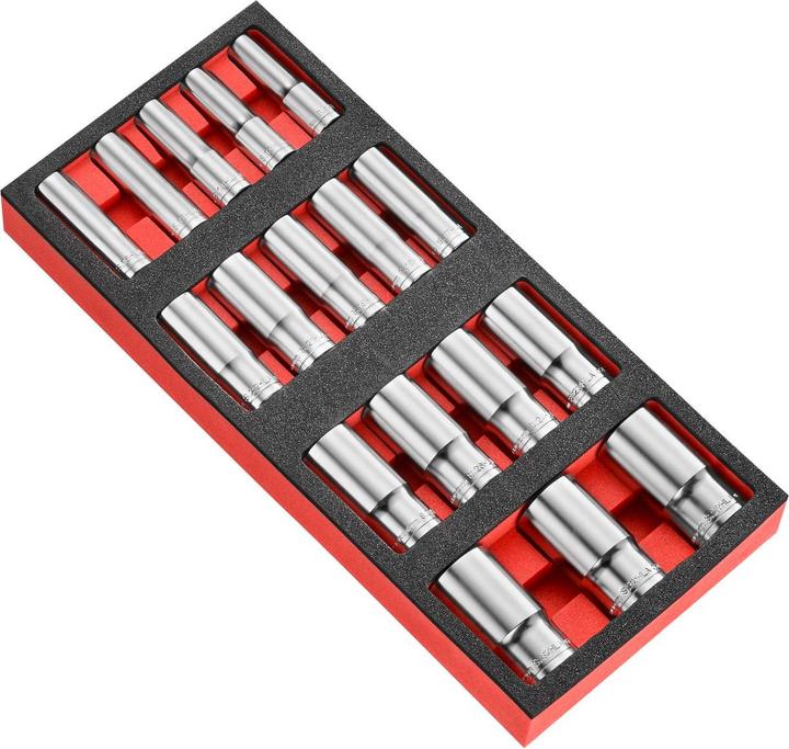 Produktbild Facom Schaumstoffmodul - Serien 3/8", 1/2" | Steckschlüssel, lang (1/2")