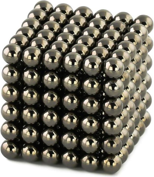 Actual product image Neoballs Sphere Magnets Gun-Metal