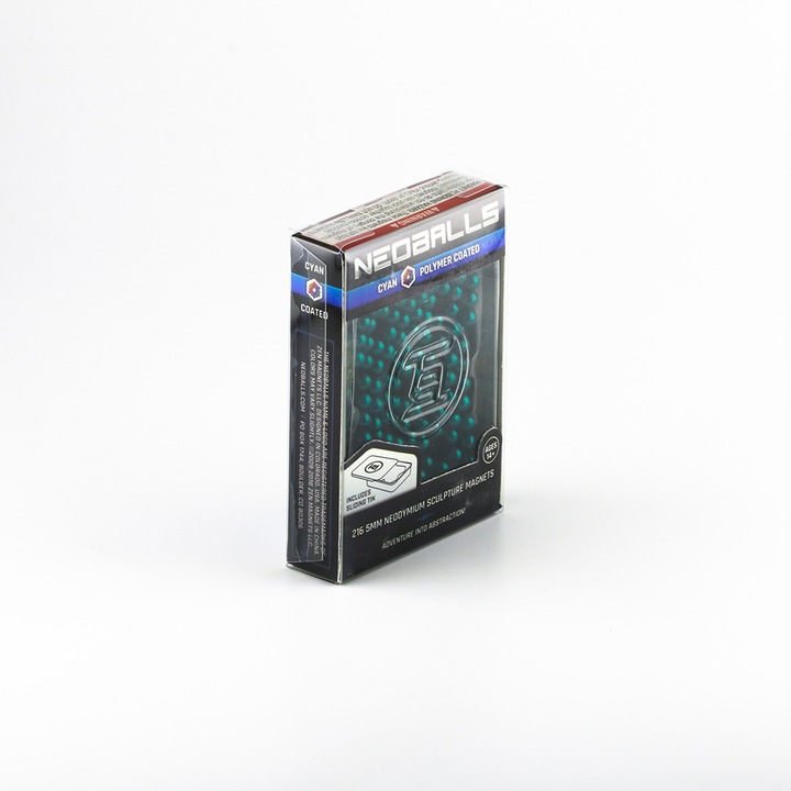 Actual product image Neoballs Sphere Magnets Cyan