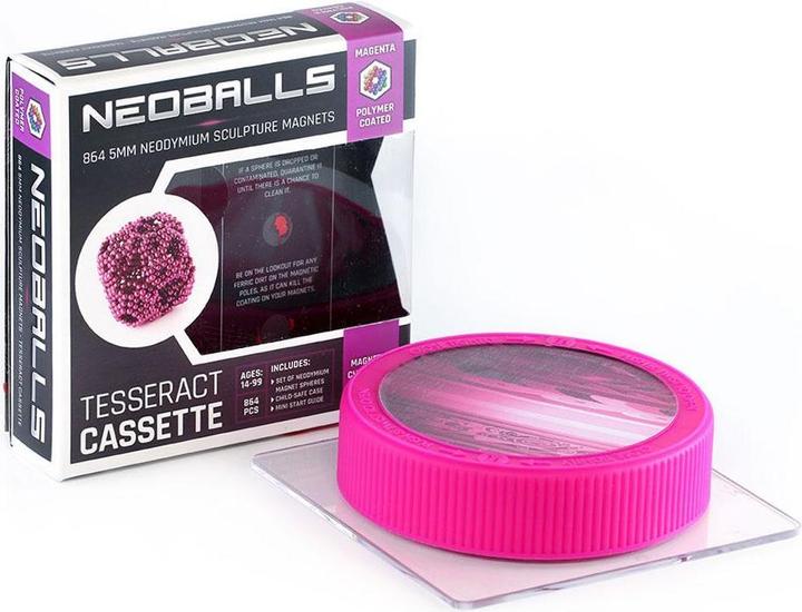 Immagine prodotto Neoballs Magneti a sfera Magenta - Cassetta Tesseract