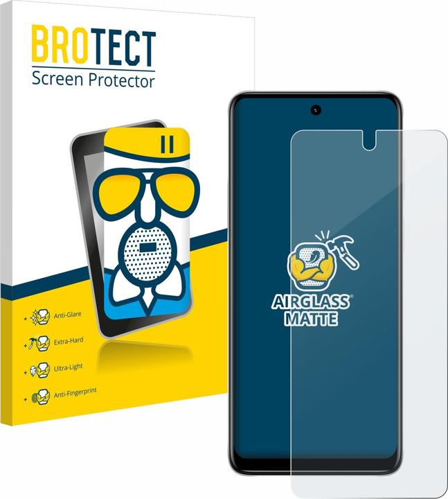 Produktbild BROTECT AirGlass Panzerglasfolie Matt (1 Stk., Motorola Moto E32s)
