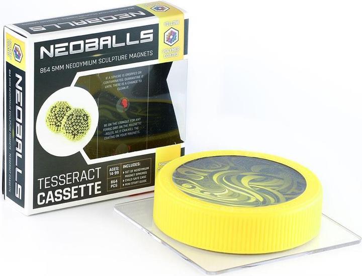 Actual product image Neoballs Sphere Magnets Yellow - Tesseract Cassette