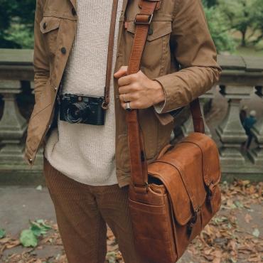 Actual product image ONA The Seville Antique Cognac