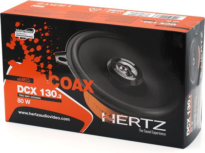 Actual product image Hertz DCX 130.3 Koaxiallautsprecher (80 W)