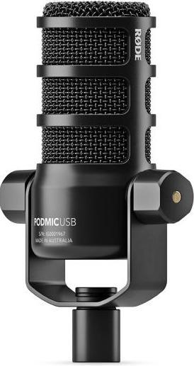 Produktbild RØDE Mikrofon Podmic USB mit WS14B Popschutz Blau und Kabel