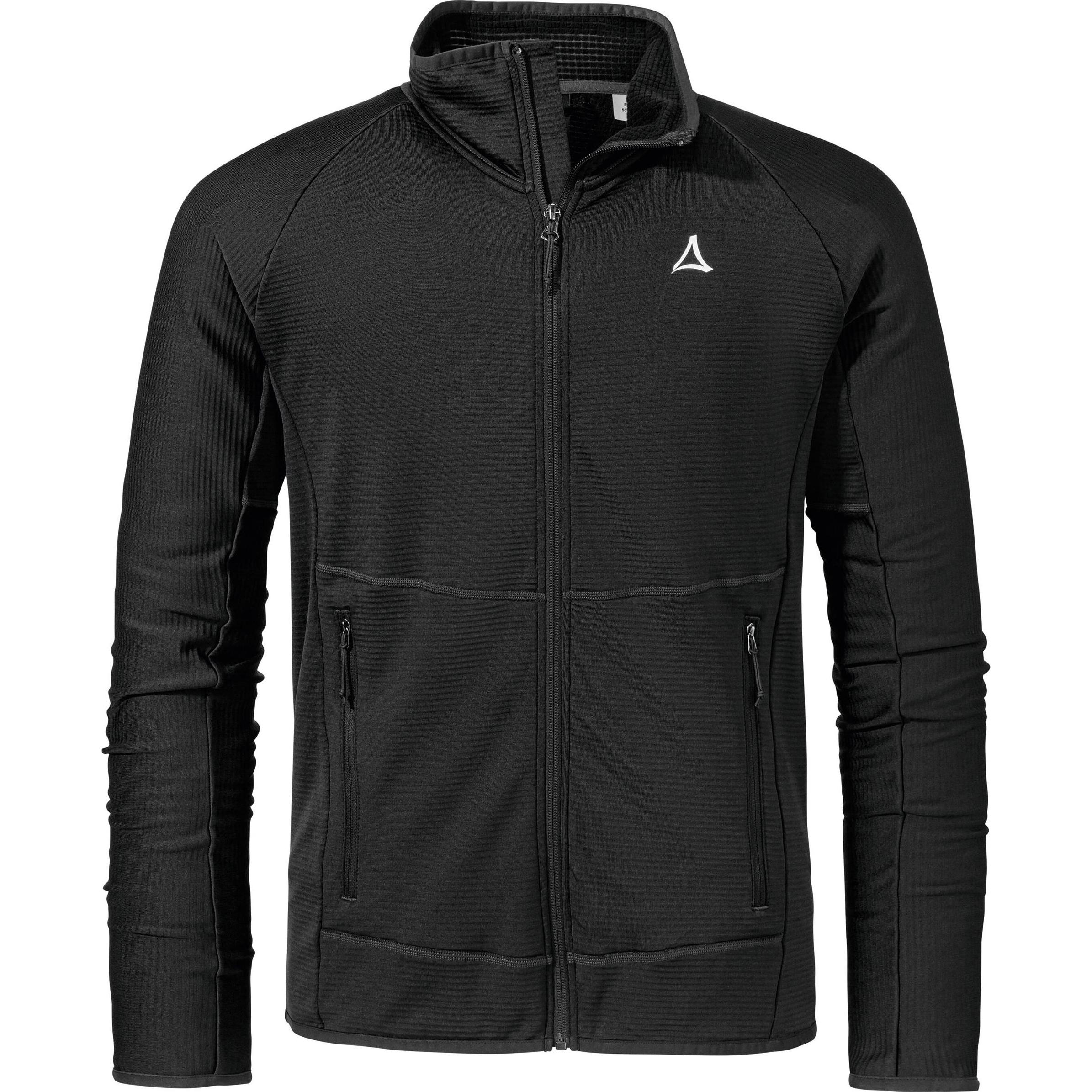 Schöffel, Herren, Jacke, Fleece Jacket Cascata (48, M), Schwarz, M, 48