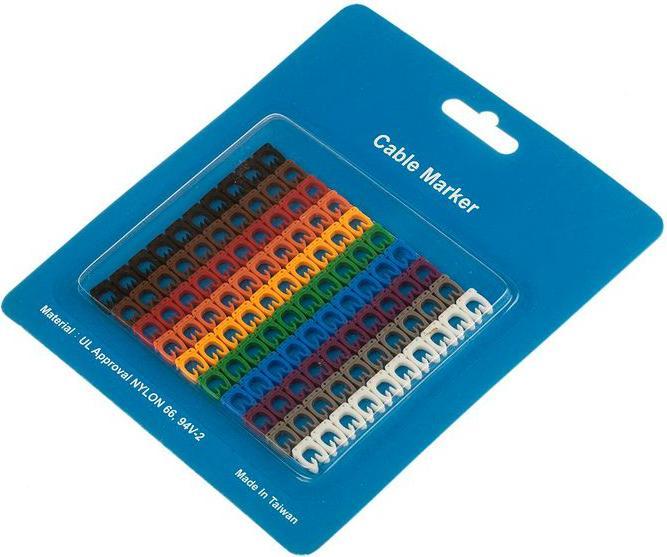 Produktbild RS PRO Clip on Nylon 66 Cable Marker Pk Mixed