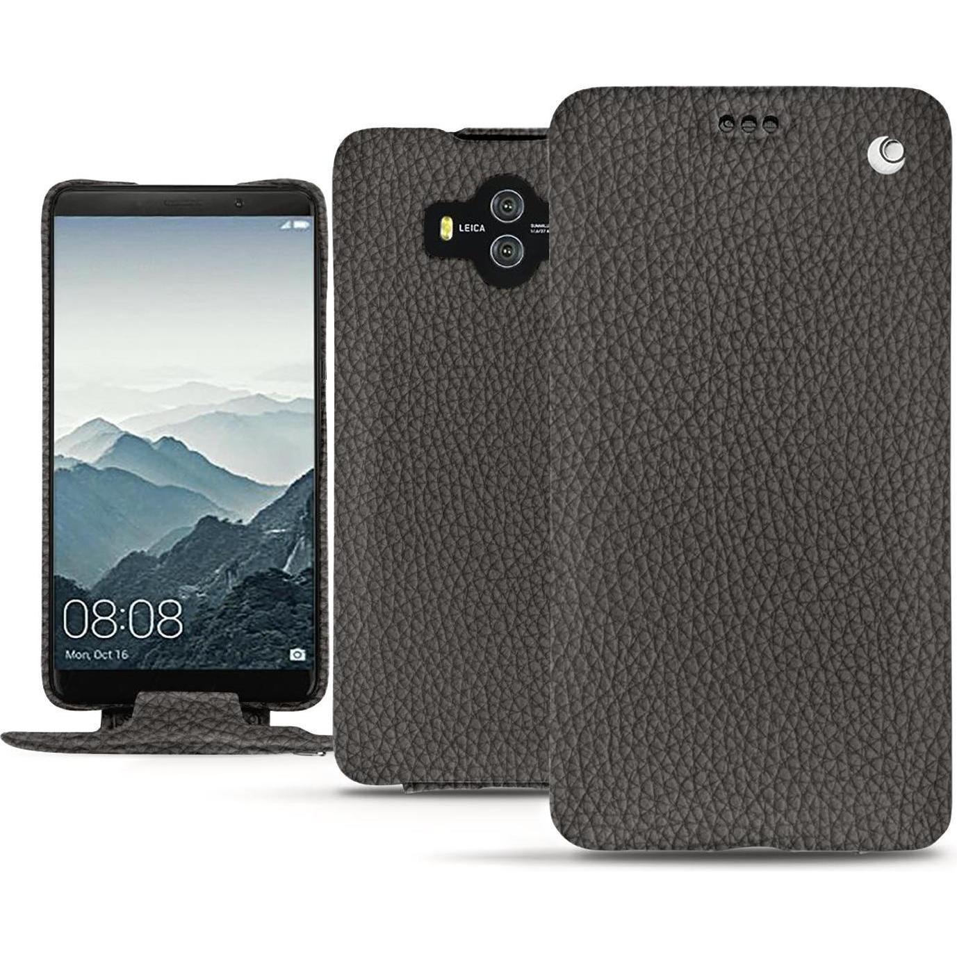 Thumbnail - Noreve Lederschutzhülle vertikal (Huawei Mate 10), Smartphone Hülle, Grau