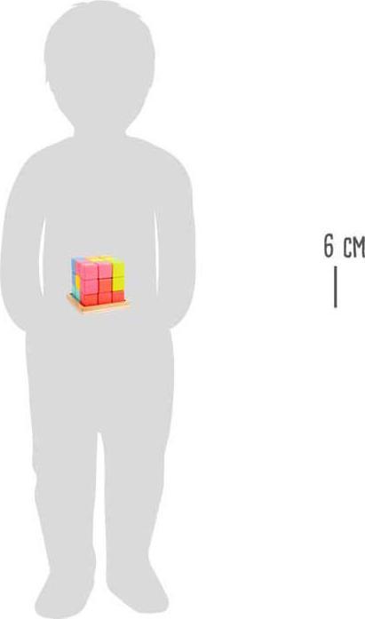 Actual product image small foot 3D Puzzle cube geometric shapes (German)