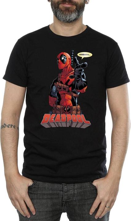 Actual product image Deadpool Mens Hey You Cotton T-Shirt (M)