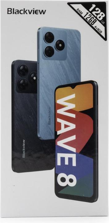 Immagine prodotto Blackview Wave 8 (Dual Sim - 6,56" - 128 GB, 4 GB RAM) Nero (128 GB, Nero, 6.56", Doppia SIM)