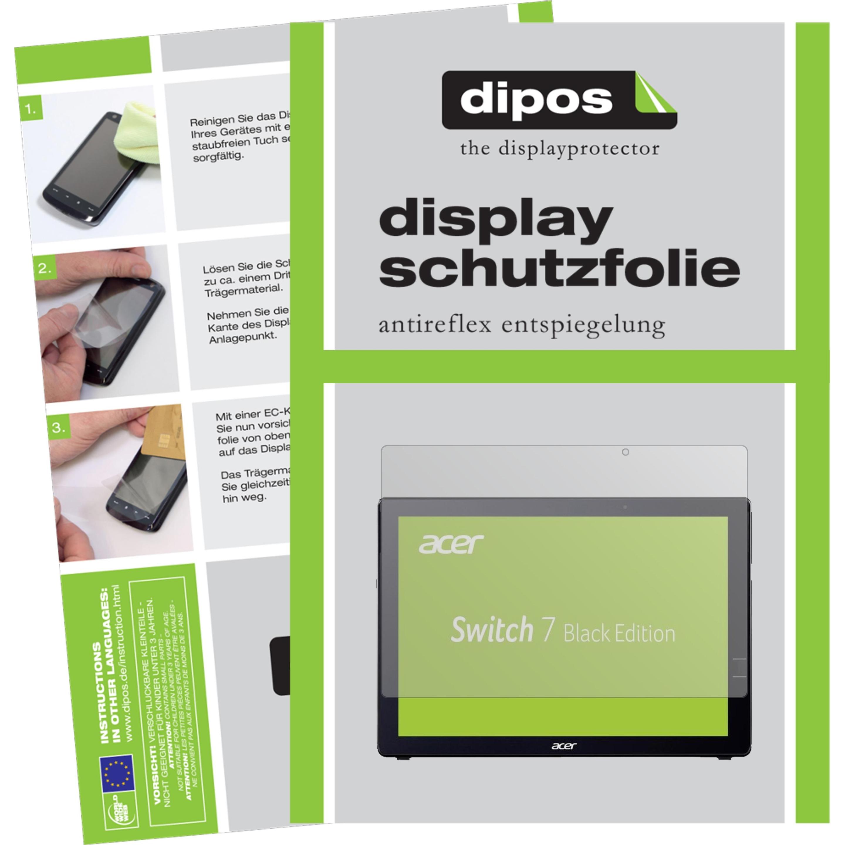 Dipos Displayschutzfolie Antireflex (2 Stück, Switch 7), Tablet Schutzfolie