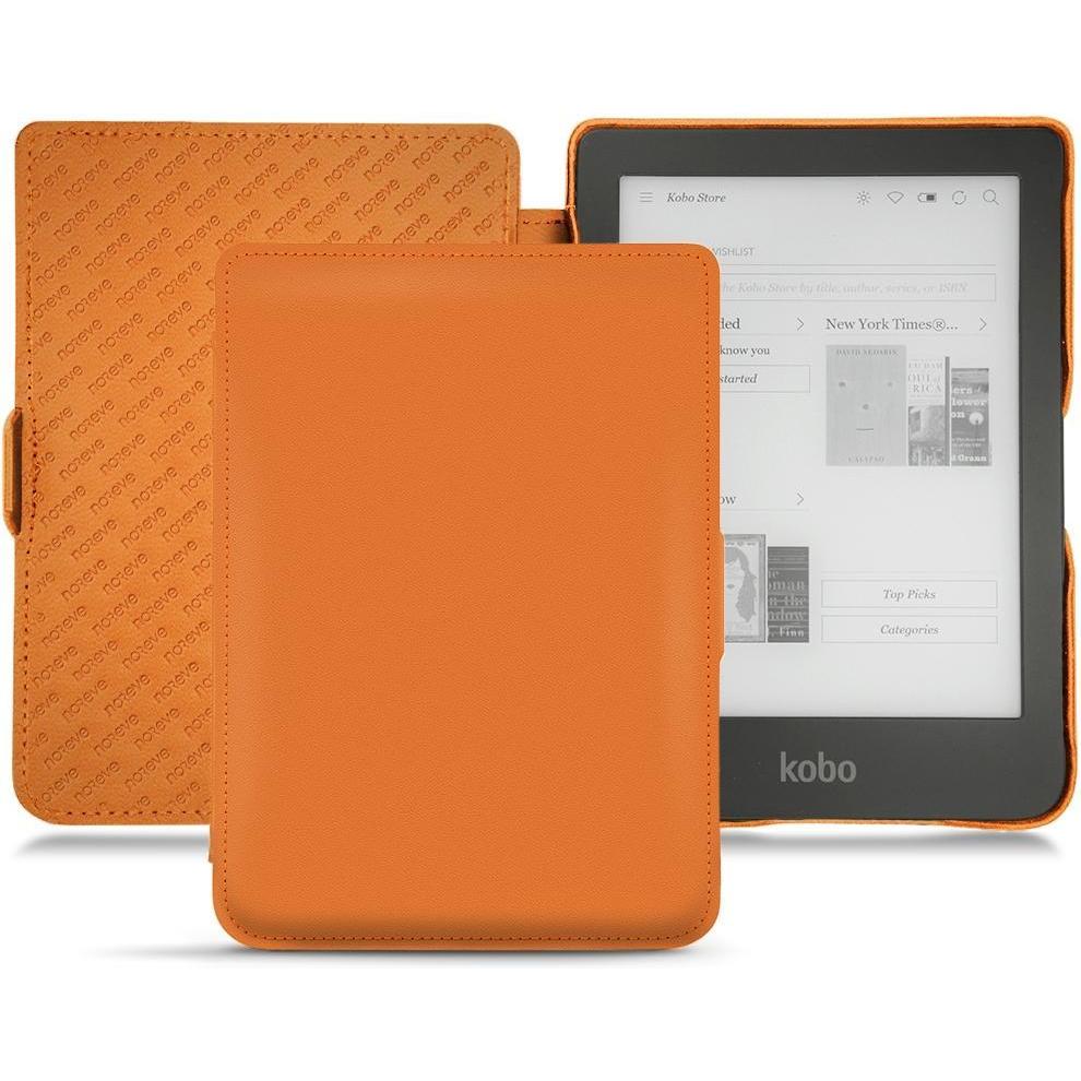 Noreve Lederschutzhülle horizontal (Clara HD), eReader Zubehör, Orange