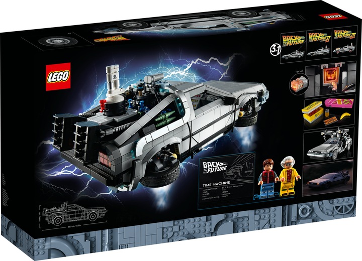 Image du produit LEGO La machine à remonter le temps de Retour vers le futur (10300, LEGO Icons, LEGO difficiles à trouver)