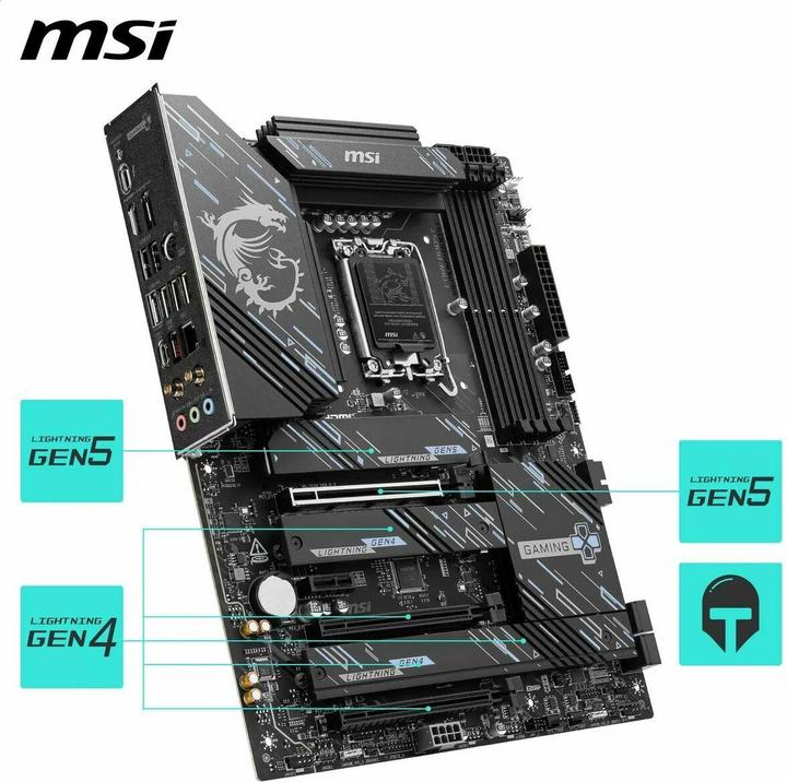 Actual product image MSI Z890 GAMING PLUS WIFI (LGA 1851, Intel Z890, ATX)