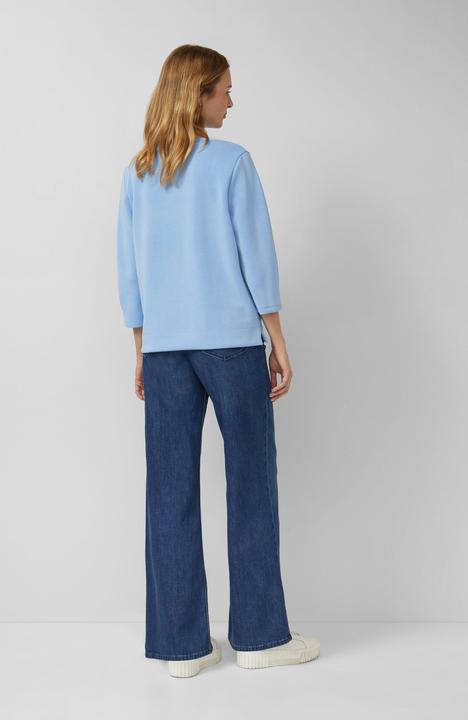 Produktbild s.Oliver Sweatshirt Sweatshirt aus Scuba mit 3/4-Arm (48)