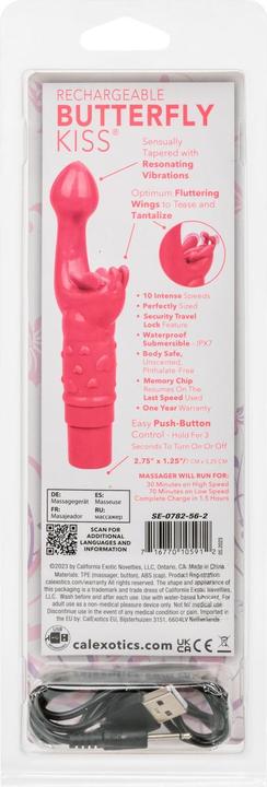 Produktbild CalExotics Rechargeable Butterfly Kiss® - Pink