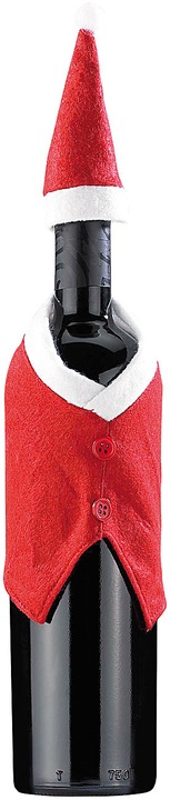 Immagine prodotto Infactory Divertente vestito da bottiglia "Babbo Natale" Set di 2