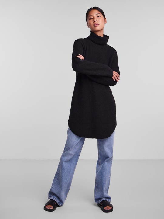 Actual product image Pieces Knitted turtleneck tunic (S)