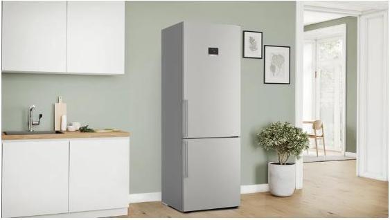 Produktbild Bosch Hausgeräte 6 Serie KGN49AICT Kühl-Gefrierkombination Freie Aufstellung 440 L C Edelstahl (440 l)