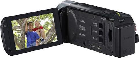 Produktbild Canon Legria HF M56, Full-HD Flash, 10x Zoom, 8GB, Schwarz (2.07 Mpx, 10 x)