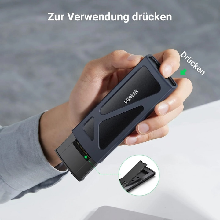 Productafbeelding Ugreen SSD-behuizing 15512 M.2 NVMe (M.2)