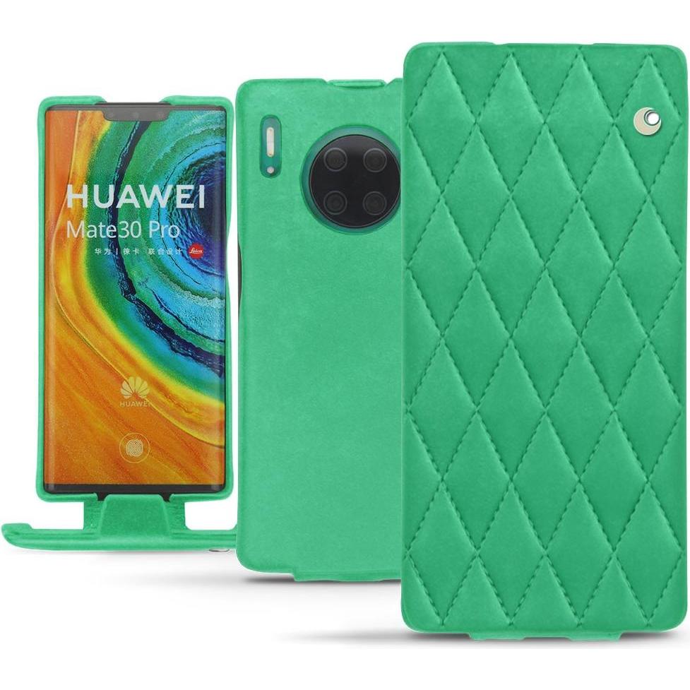 Noreve Lederschutzhülle vertikal (Huawei Mate 30 Pro), Smartphone Hülle, Violett